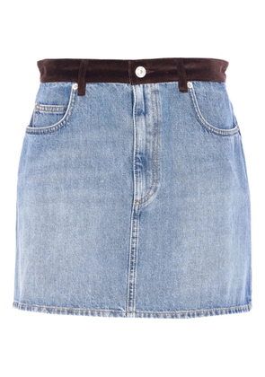 Marni denim mini skirt - Blue