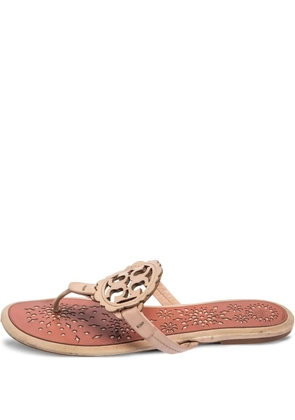 Tory Burch laser-cut thong sandals - Pink