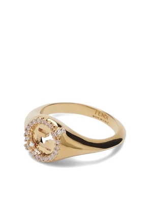 FENDI EverRound logo-detail ring - Gold