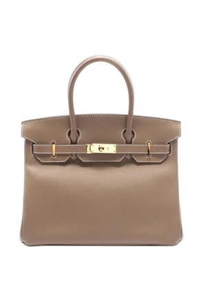 Hermès Pre-Owned 2020 Epsom Birkin Retourne 30 handbag - Brown