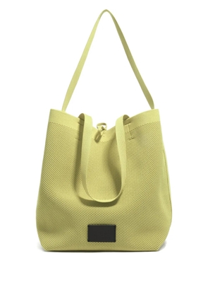 Bimba y Lola large Chihuahua knit-mesh tote bag - Green