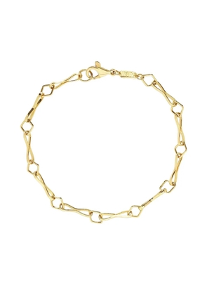 Azlee 18K yellow gold large Link bracelet