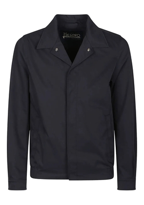 Herno snap-fastening drawstring jacket - Blue