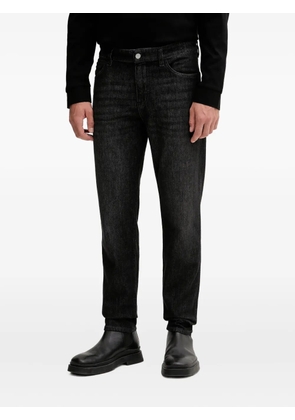 BOSS logo-patch jeans - Black