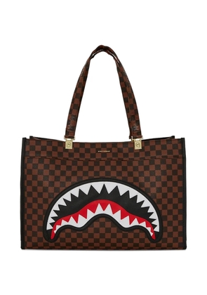 Sprayground Sawtooth Sharks in Paris tote bag - Brown