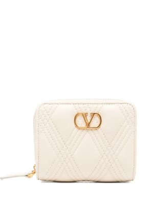 Valentino Garavani Quilite 67 wallet - Neutrals