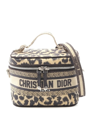 Christian Dior Pre-Owned 2010s small canvas vanity bag - Neutrals