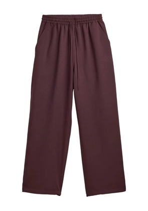 Y-3 drawstring-waist track pants - Red