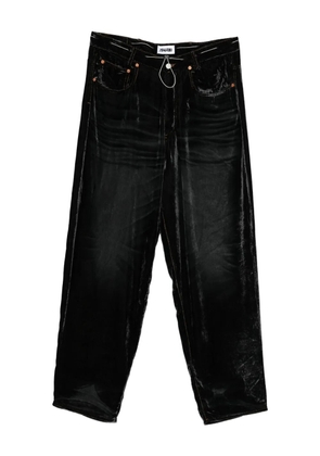 Magliano velvet-effect pants - Black