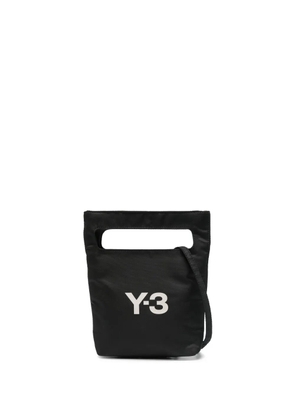 Y-3 mini logo-print tote bag - Black