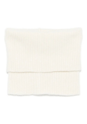 Rick Owens ribbed scarf - Neutrals