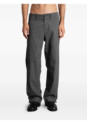 _J.L-A.L_ button-detail trousers - Grey