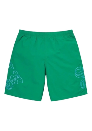 Supreme Old English back-pocket shorts - Green