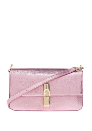 Furla Iride logo-plaque cross body bag - Pink
