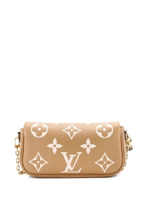 Louis Vuitton Pre-Owned Ivy Wallet on Chain Bicolor Monogram Empreinte Giant crossbody bag - Brown
