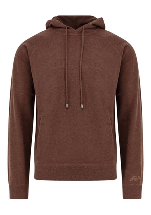 MC2 Saint Barth Willbur front pouch pocket hoodies - Brown