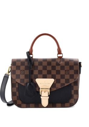 Louis Vuitton Pre-Owned Beaumarchais Handbag Damier with Leather shoulder bag - Black
