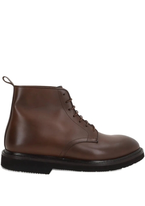 Premiata lace-up ankle boots - Brown