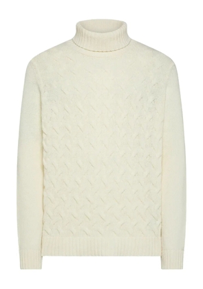Seventy roll-neck cable-knit sweater - Neutrals