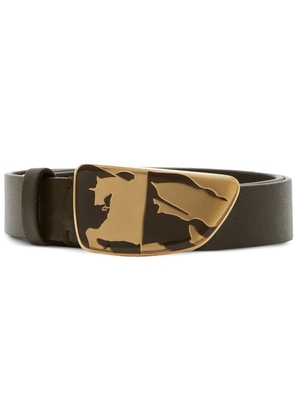 Burberry Shield leather belt - Brown