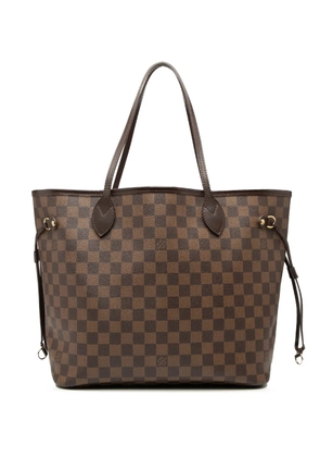 Louis Vuitton Pre-Owned 2009 Damier Ebene Neverfull MM tote bag - Brown