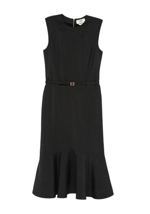 FENDI wool-blend dress - Black