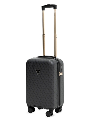 GUESS USA monogram pattern luggage - Grey