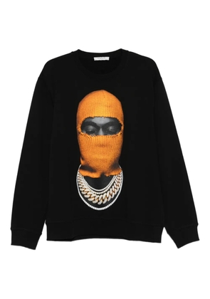 Ih Nom Uh Nit balaclava-necklace sweatshirt - Black