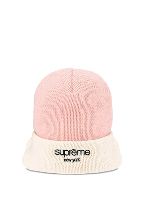 Supreme Radar beanie hat - Pink