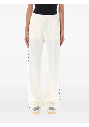 Golden Goose star-motif track pants - White