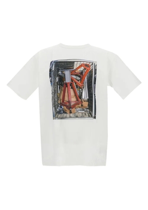 Junya Watanabe MAN graphic-print T-shirt - White