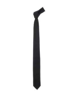 Emporio Armani checked tie - Black