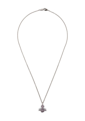 Vivienne Westwood crystal-embellished orb necklace - Silver