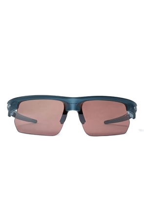 Oakley logo-detail square-frame sunglasses - Blue