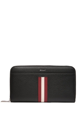 Bally logo-print leather wallet - Black