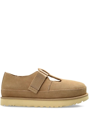 UGG Goldenstar Mary Jane strap detail loafers - Brown