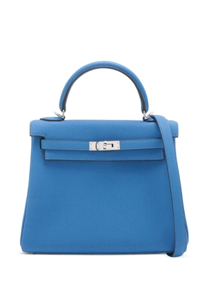 Hermès Pre-Owned 2024 Togo Kelly II Retourne 25 satchel - Blue