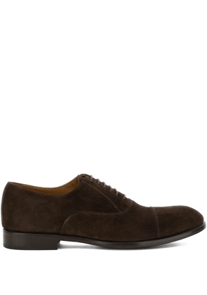 Boggi Milano suede Oxford shoes - Brown