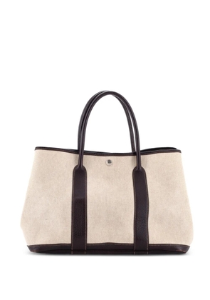Hermès Pre-Owned Garden Party Toile and Leather 36 tote bag - Brown