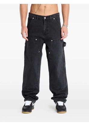 PATTA double-knee cartoon denim jeans - Black