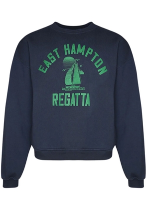 RHUDE Hampton Regatta cotton sweatshirt - Blue