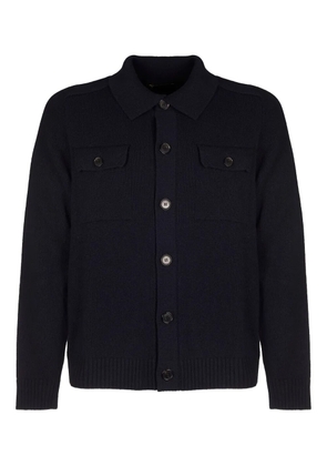 Roberto Collina buttoned pocket sirt jacket - Blue