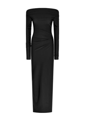 THE ANDAMANE Wallis off-the-shoulder jumpsuit - Black
