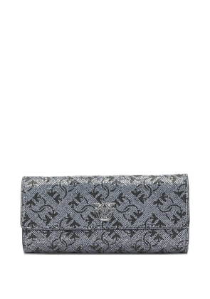 PINKO embellished chain clutch bag - Grey
