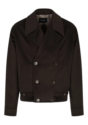 Emporio Armani double-breasted button jacket - Brown
