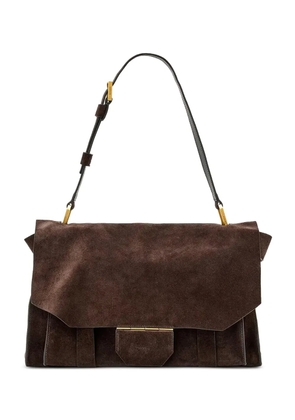 AllSaints Ursa buckle-detail shoulder bag - Brown