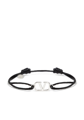 Valentino Garavani VLogo Signature cord bracelet - Black