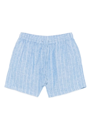 SAMSOE SAMSOE Maren striped linen shorts - Blue