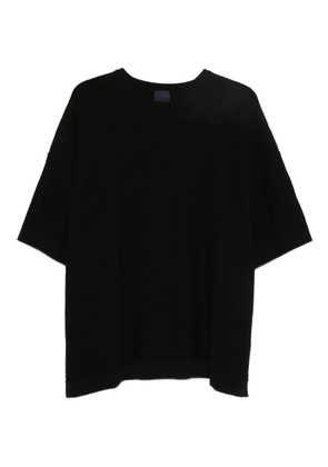 Juun.J logo-print T-shirt - Black