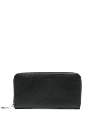 Doucal's leather continental wallet - Black